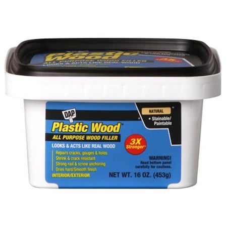 Dap 16 oz Plastic Wood Latex All-Purpose Wood Filler DA577844